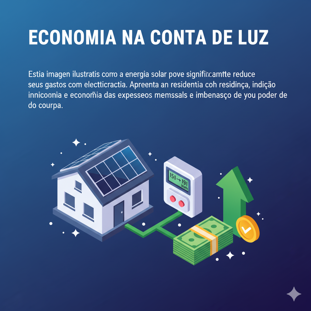 Economia na Conta de Luz com Energia Solar