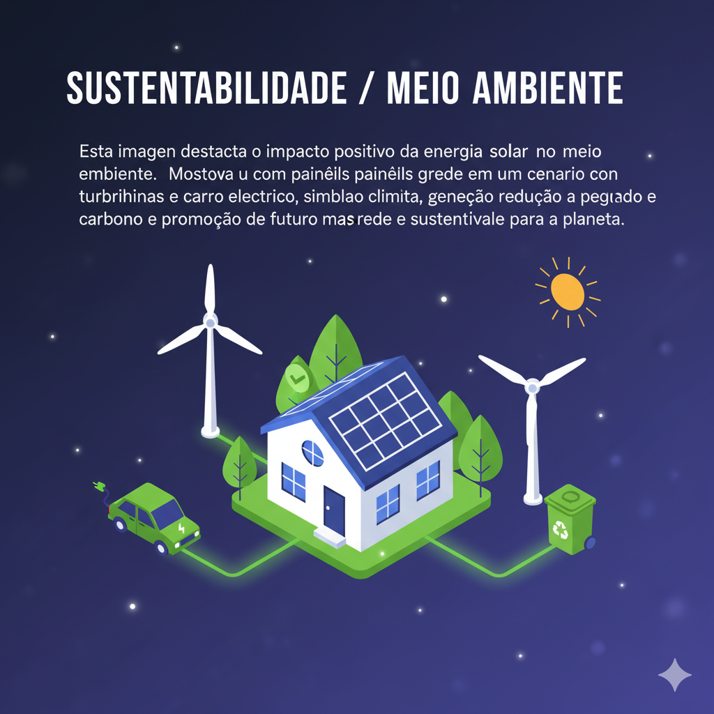 Sustentabilidade e Meio Ambiente com Energia Solar